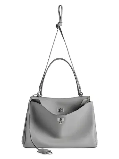 Balenciaga Women's Rodeo  Handbag - Cloud Grey Silver | Thumbnail 5