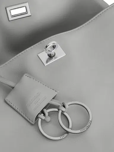 Balenciaga Women's Rodeo  Handbag - Cloud Grey Silver | Thumbnail 6