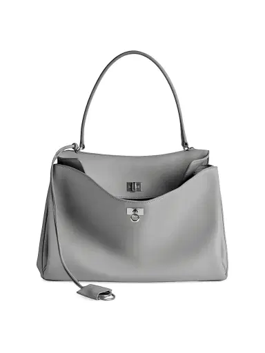 Balenciaga Women's Rodeo  Handbag - Cloud Grey Silver | Thumbnail 1