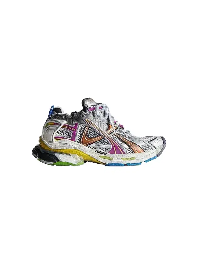 Balenciaga Women's Runner Sneakers - Grey Multi