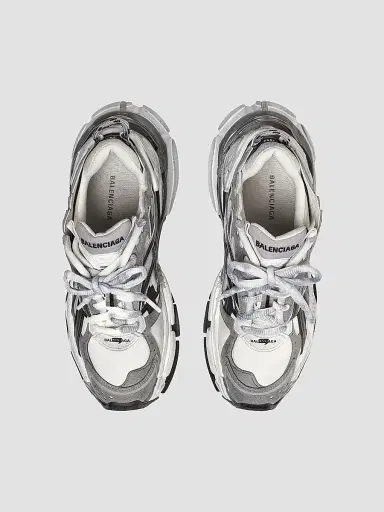 Balenciaga Men's Runner Sneakers - Grey - Size 6 | Thumbnail 6