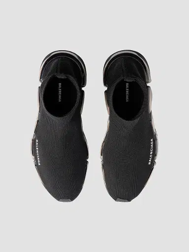 Balenciaga Men's Speed 2.0 Full Clear Sole Knit Sneakers | Thumbnail 5 Balenciaga Men's Speed 2.0 Full Clear Sole Knit Sneakers | Thumbnail 5