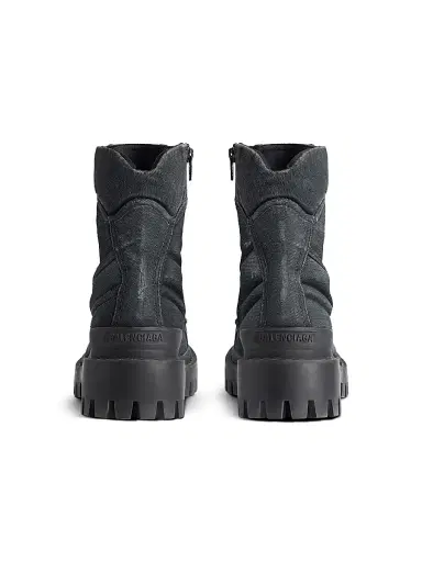 Balenciaga Men's Combat Strike Boots - Black - Size 13 | Thumbnail 3