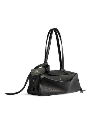 Balenciaga Women's Carrie Small Bowling Bag - Black | Thumbnail 3