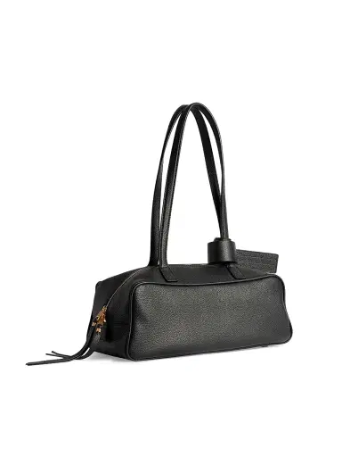 Balenciaga Women's Carrie Small Bowling Bag - Black | Thumbnail 4