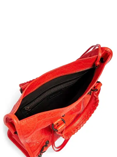 Balenciaga Women's Le City Small Top Handle Bag - Pop Orange | Thumbnail 5