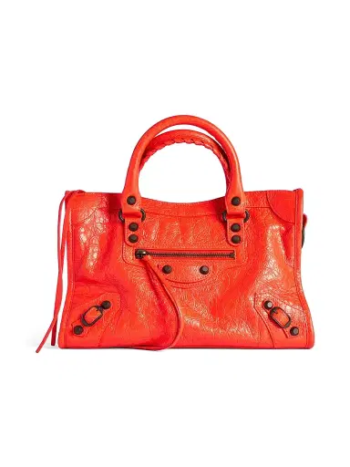 Balenciaga Women's Le City Small Top Handle Bag - Pop Orange | Thumbnail 1