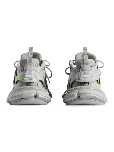 Balenciaga Men's Track Signature Sneakers - Grey Neon Yellow - Size 14 | Thumbnail 3 Balenciaga Men's Track Signature Sneakers - Grey Neon Yellow - Size 14 | Thumbnail 3