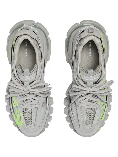 Balenciaga Men's Track Signature Sneakers - Grey Neon Yellow - Size 14 | Thumbnail 6 Balenciaga Men's Track Signature Sneakers - Grey Neon Yellow - Size 14 | Thumbnail 6