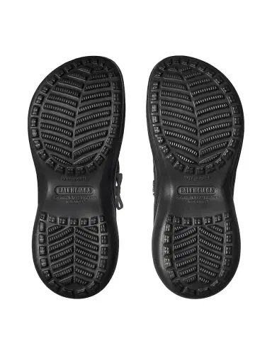 Balenciaga Women's Crocs Thong Jibbitz - Black | Thumbnail 6