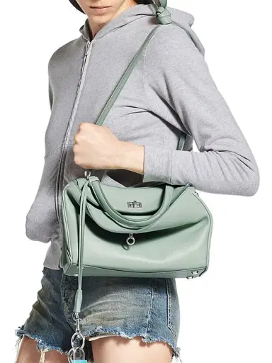 Balenciaga Women's Rodeo Small Top Handle Bag - Green | Thumbnail 7
