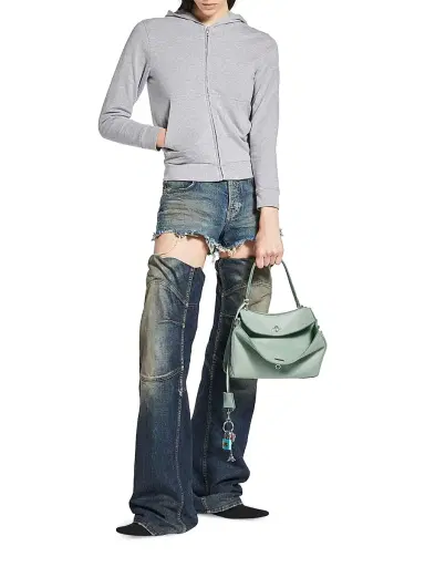 Balenciaga Women's Rodeo Small Top Handle Bag - Green | Thumbnail 8