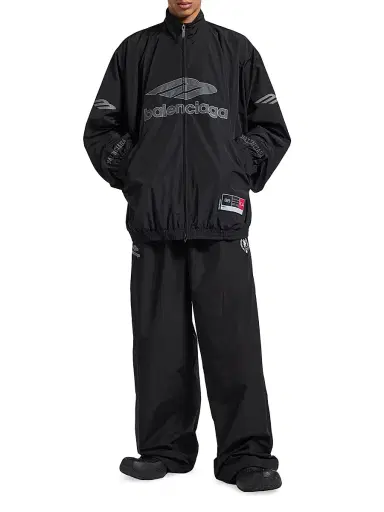 Balenciaga Men's 3B Football Tracksuit Jacket - Black - Size XL | Thumbnail 6