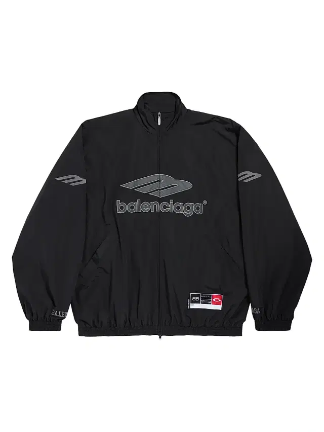 Balenciaga Men's 3B Football Tracksuit Jacket - Black
