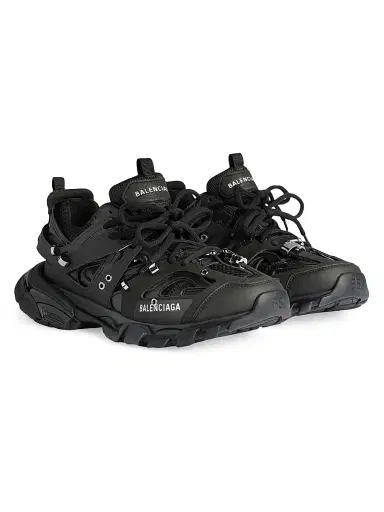 Balenciaga Men's Track Piercing Sneakers - Black - Size 6 | Thumbnail 2