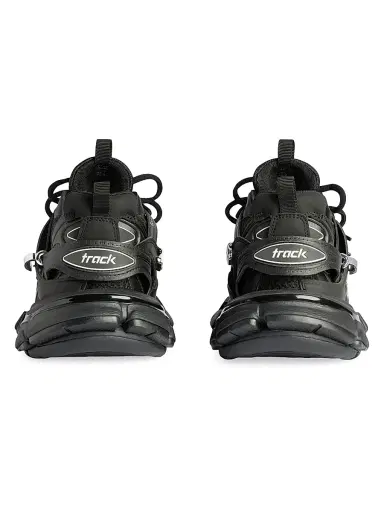 Balenciaga Men's Track Piercing Sneakers - Black - Size 6 | Thumbnail 3