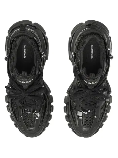 Balenciaga Men's Track Piercing Sneakers - Black - Size 6 | Thumbnail 6