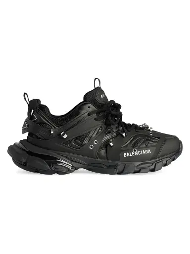 Balenciaga Men's Track Piercing Sneakers - Black - Size 6 | Thumbnail 1