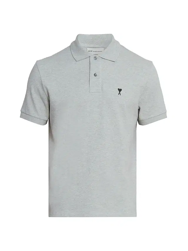 Men's ADC Logo Polo Shirt - Gris Cendre Chine
