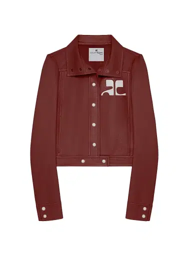 Courrèges Women's Reedition Vinyl Jacket - Red | Thumbnail 1 Courrèges Women's Reedition Vinyl Jacket - Red | Thumbnail 1