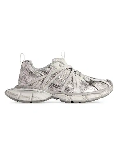 Balenciaga Men's 3XL Extreme Laces B Sneakers - Grey - Size 13 | Thumbnail 1 Balenciaga Men's 3XL Extreme Laces B Sneakers - Grey - Size 13 | Thumbnail 1
