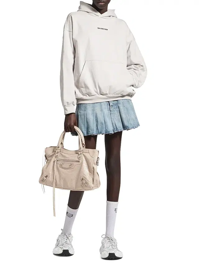 Balenciaga Women's Le City  Top Handle Bag - Beige