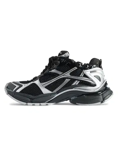 Balenciaga Women's Runner Sneakers - Black Silver - Size 5 | Thumbnail 3