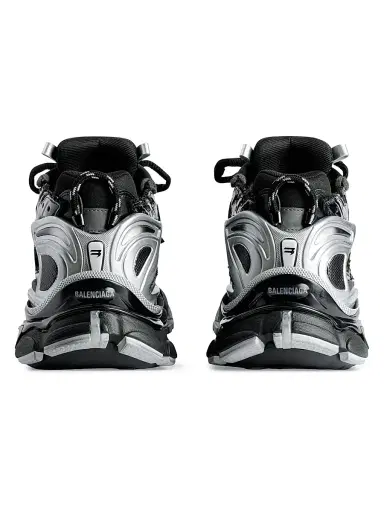 Balenciaga Women's Runner Sneakers - Black Silver - Size 5 | Thumbnail 5