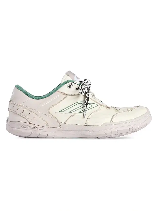 Men's Hamptons Medium Worn-Out Sneakers - Beige Green