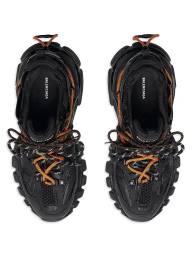 Balenciaga Men's Track Trail Laces Sneakers - Black Orange - Size 12 | Thumbnail 6 Balenciaga Men's Track Trail Laces Sneakers - Black Orange - Size 12 | Thumbnail 6