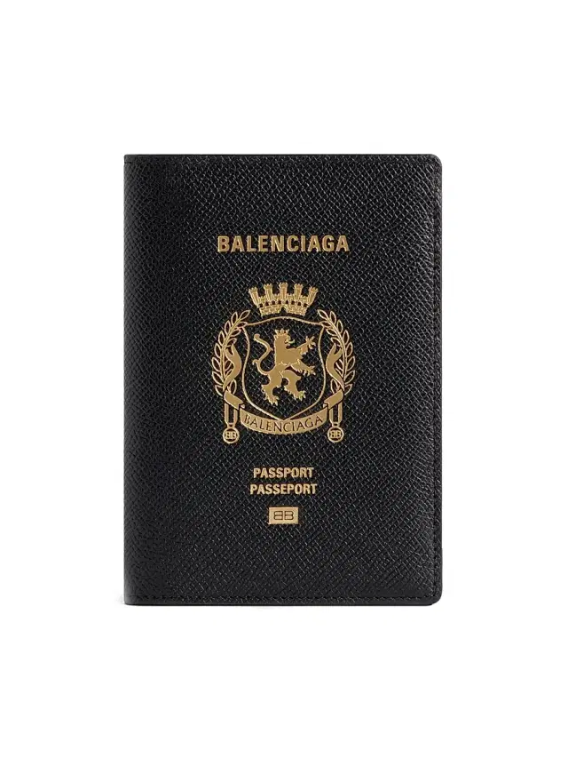 Balenciaga Men's Passport Holder - Black
