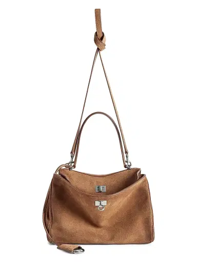 Balenciaga Women's Rodeo Handbag Small Top Handle Bag - Brown | Thumbnail 7
