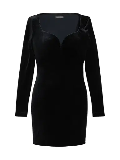 Balenciaga Women's Sweetheart Dress - Black - Size 8 | Thumbnail 1 Balenciaga Women's Sweetheart Dress - Black - Size 8 | Thumbnail 1