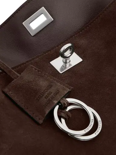Balenciaga Women's Rodeo Handbag Small Top Handle Bag - Espresso | Thumbnail 6