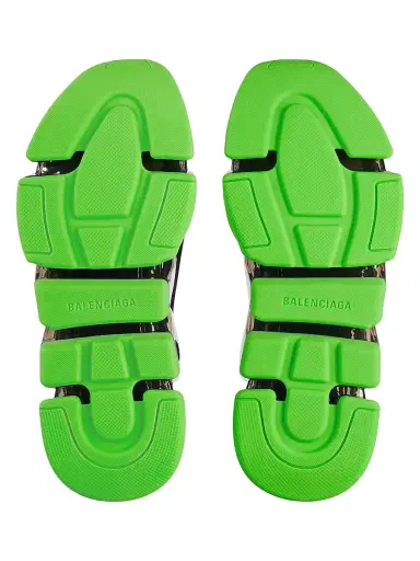 Balenciaga Men's Speed 2.0 Full Clear Sole Knit Sneakers - Black Neon Green | Thumbnail 7 Balenciaga Men's Speed 2.0 Full Clear Sole Knit Sneakers - Black Neon Green | Thumbnail 7