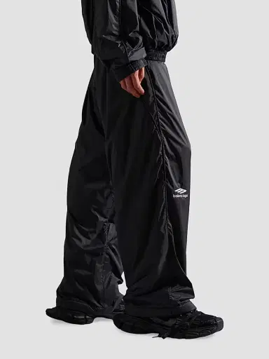 Balenciaga Men's 3B Sports Icon Ski Tracksuit Pants - Black - Size XL | Thumbnail 4