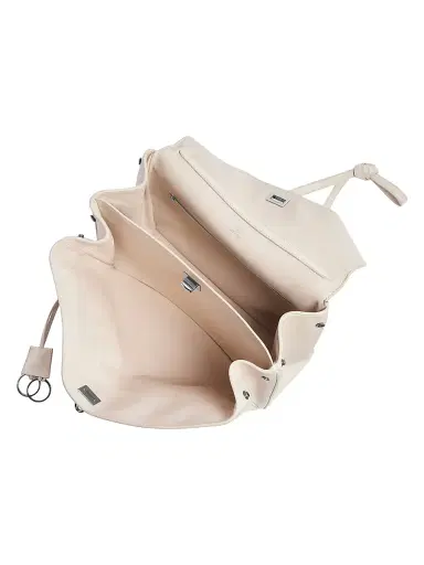 Balenciaga Women's Rodeo Medium Handbag - Almond Silver | Thumbnail 5