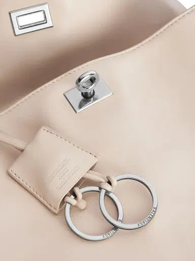 Balenciaga Women's Rodeo Medium Handbag - Almond Silver | Thumbnail 6