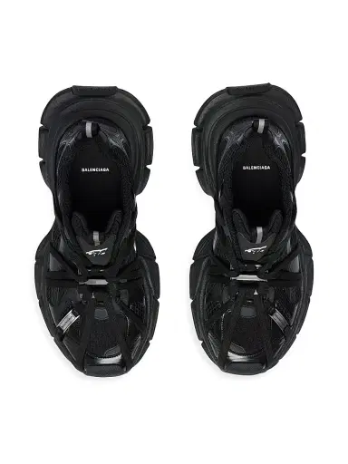 Balenciaga Men's 3XL Extreme Laces B Sneakers - Black - Size 13 | Thumbnail 5