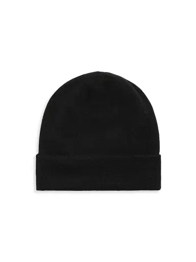 Balenciaga Women's Knitted Beanie in Cashmere - Black - Size Medium | Thumbnail 2