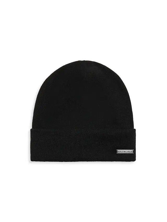Balenciaga Women's Knitted Beanie in Cashmere - Black