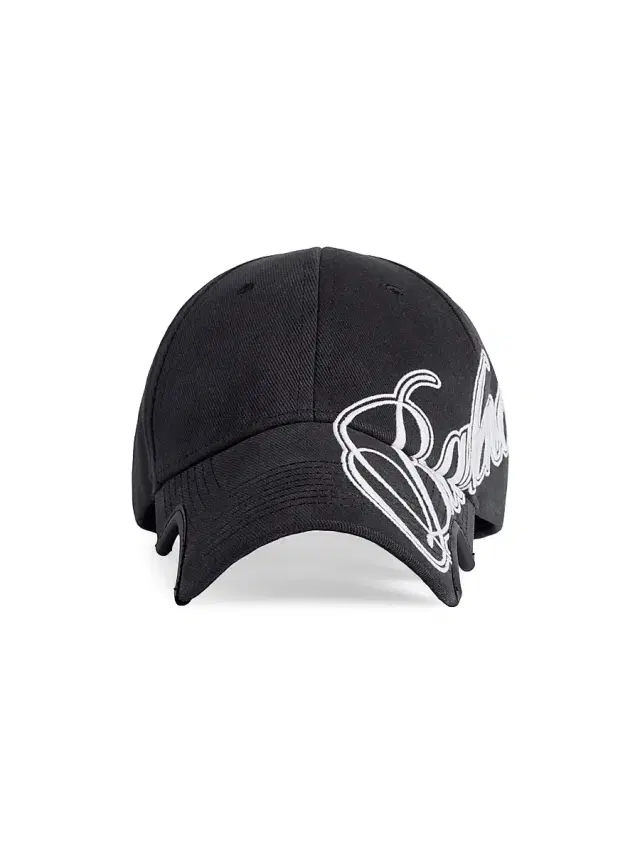 Men's Cursive Cap - Washed Black