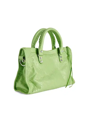 Balenciaga Women's Le City Top Handle Bag - Green | Thumbnail 5 Balenciaga Women's Le City Top Handle Bag - Green | Thumbnail 5