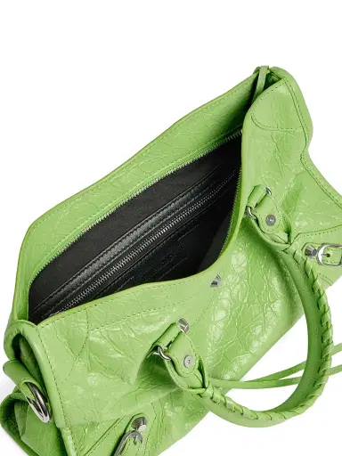 Balenciaga Women's Le City Top Handle Bag - Green | Thumbnail 6 Balenciaga Women's Le City Top Handle Bag - Green | Thumbnail 6