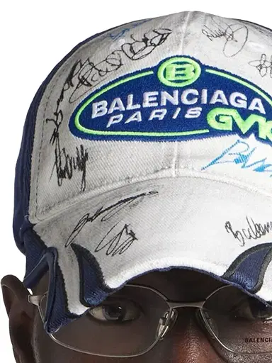 Balenciaga Men's Banana Cap - White - Size Medium | Thumbnail 5 Balenciaga Men's Banana Cap - White - Size Medium | Thumbnail 5