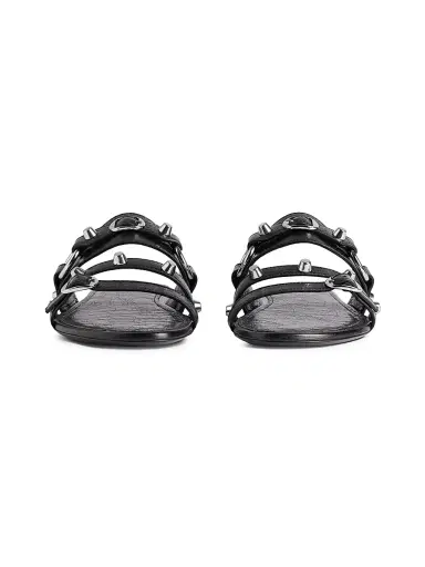 Balenciaga Women's City Mule Flats - Black | Thumbnail 4 Balenciaga Women's City Mule Flats - Black | Thumbnail 4