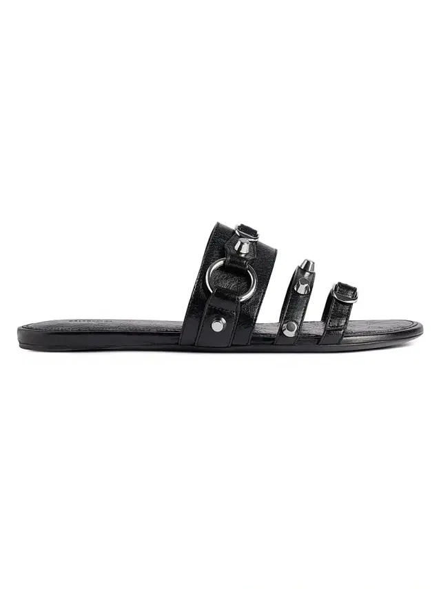 Balenciaga Women's City Mule Flats - Black