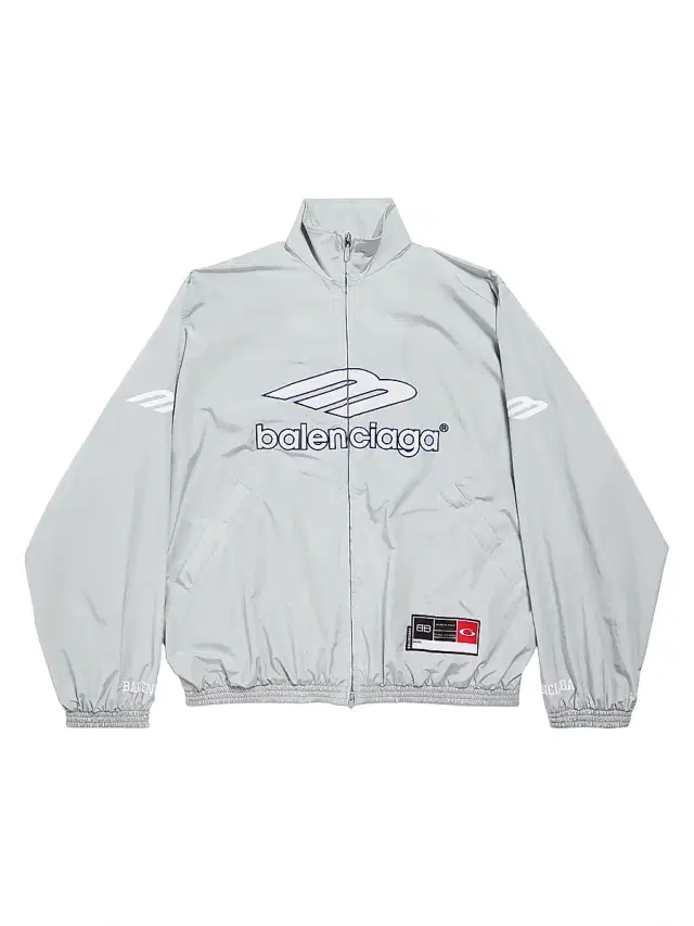 Men's 3B Football Tracksuit Jacket - New Grey