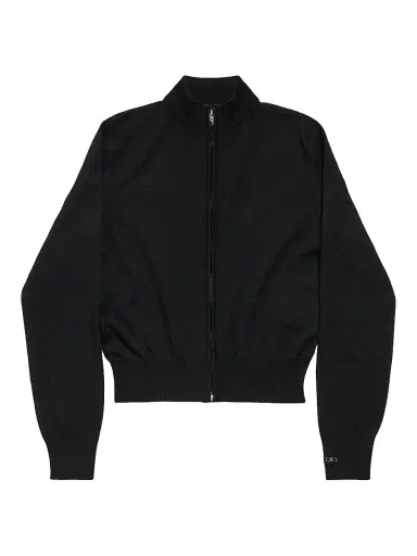 Balenciaga Women's Zip-Up Sweater - Black | Thumbnail 1