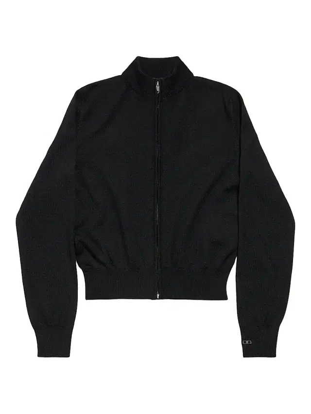 Balenciaga Women's Zip-Up Sweater - Black
